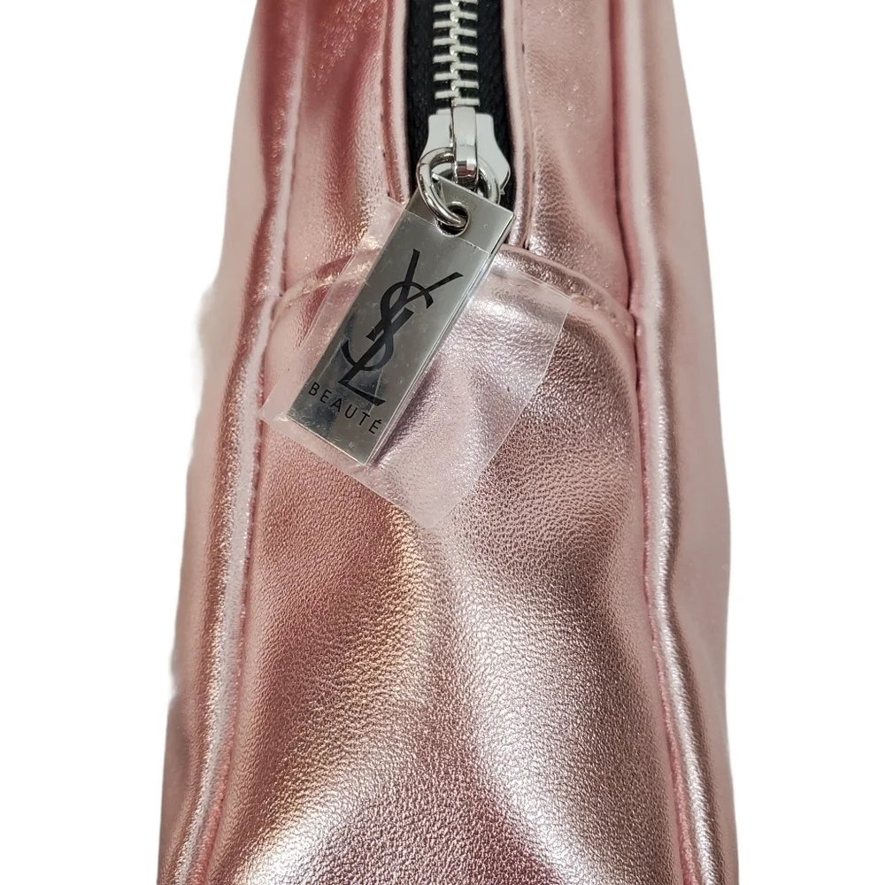 Yves Saint Laurent YSL Pink Shimmer Costmetic Bag Like New